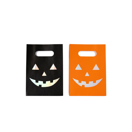 Holographic Jack-o-lantern Treat Bags