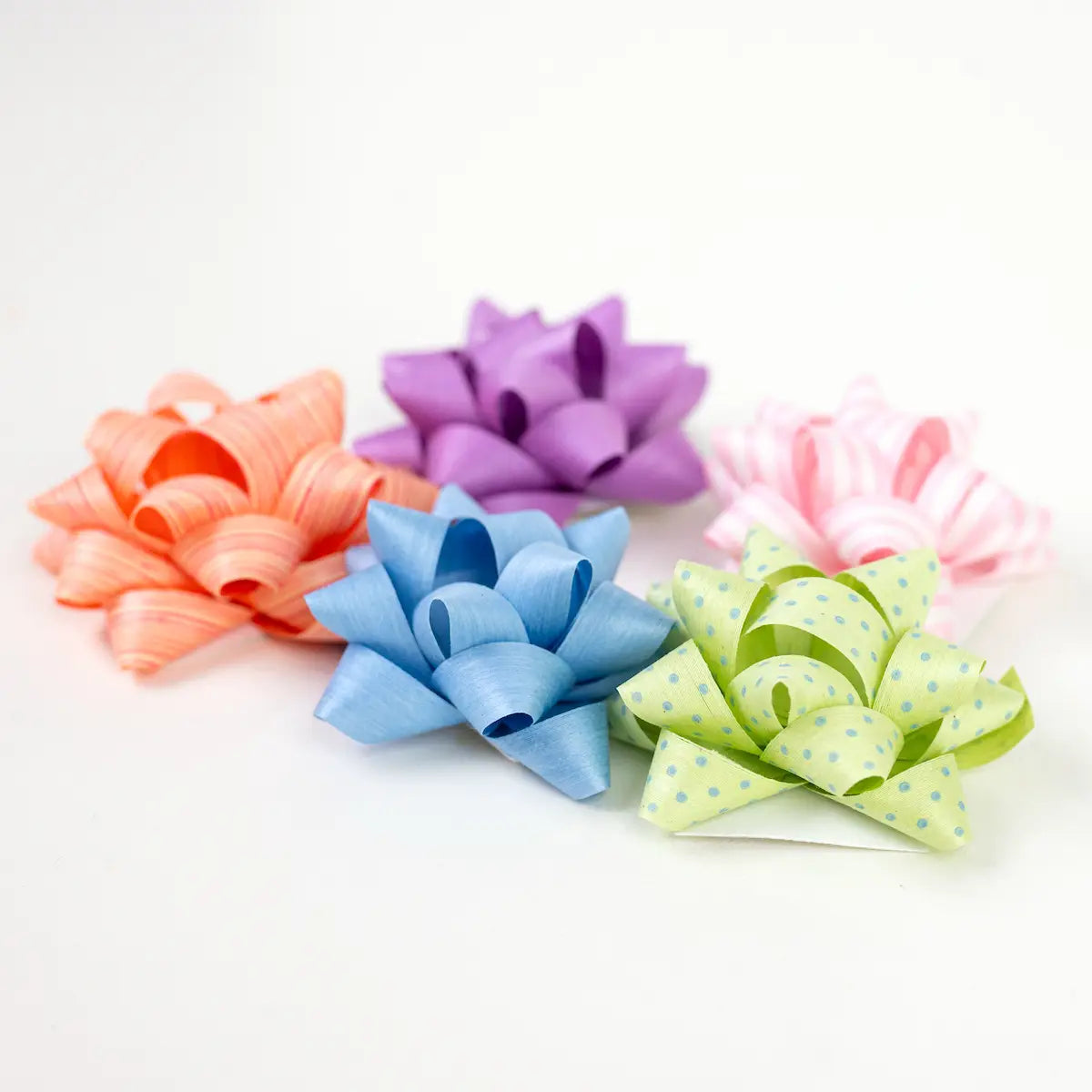 Eco Gift Bows • Artisanal Natural Cotton • Soft Colors Mix