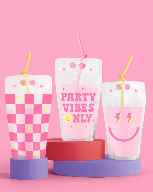 Preppy Party Sippers - 15 drink pouches