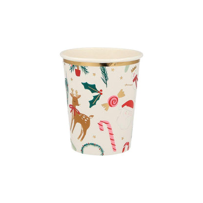 Festive Motif Cups (set of 6)