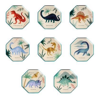 Dinosaur Kingdom Side Plates (Set of 8)