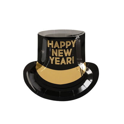 NYE1041 - Happy New Year Hat Shaped Paper Plated