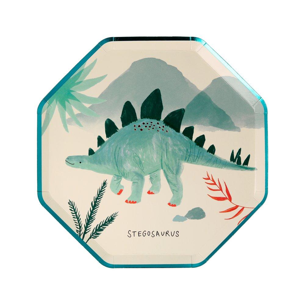 Dinosaur Kingdom Side Plates (Set of 8)