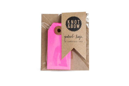 Neon Parcel Tags