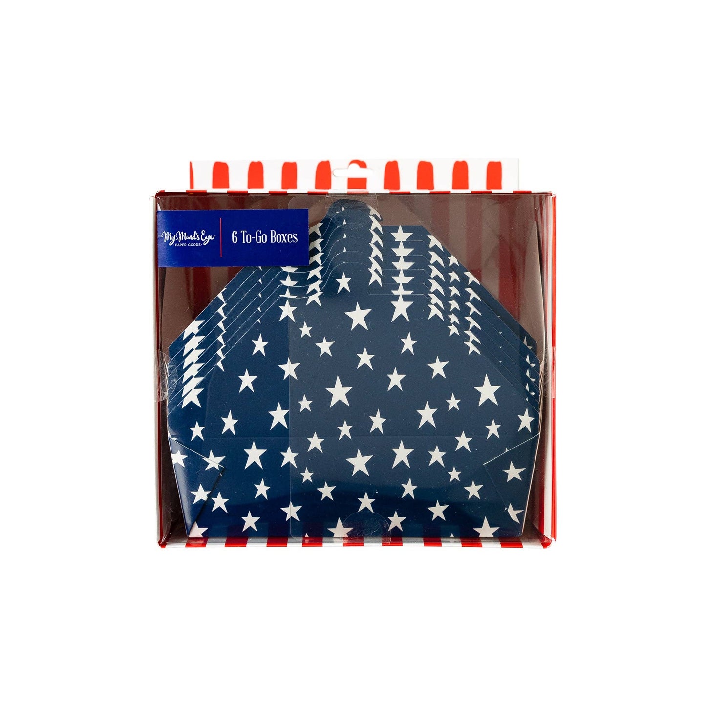 Blue Stars To Go Boxes