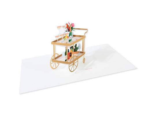 Bar Cart Pop-Up Card