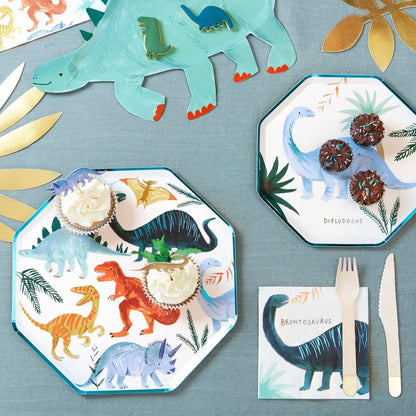 Dinosaur Kingdom Dinner Plates (Set of 8)