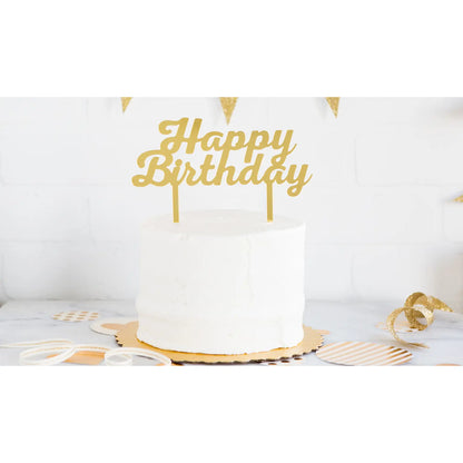 Basic Happy Birthday Cake Topper