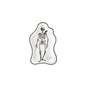 Ephemera Halloween Skeleton Shaped Plate