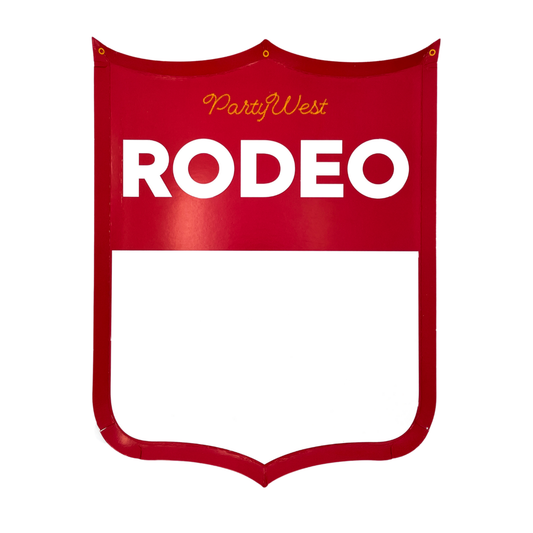 Rodeo Back Number Plates (Set of 8)