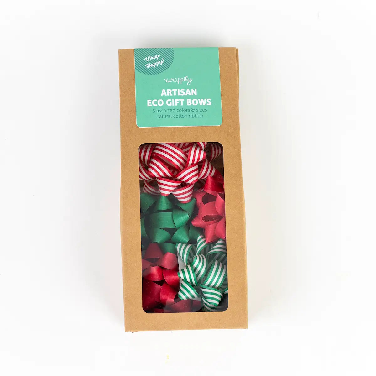Eco Gift Bows • Artisanal Natural Cotton • Christmas Mix