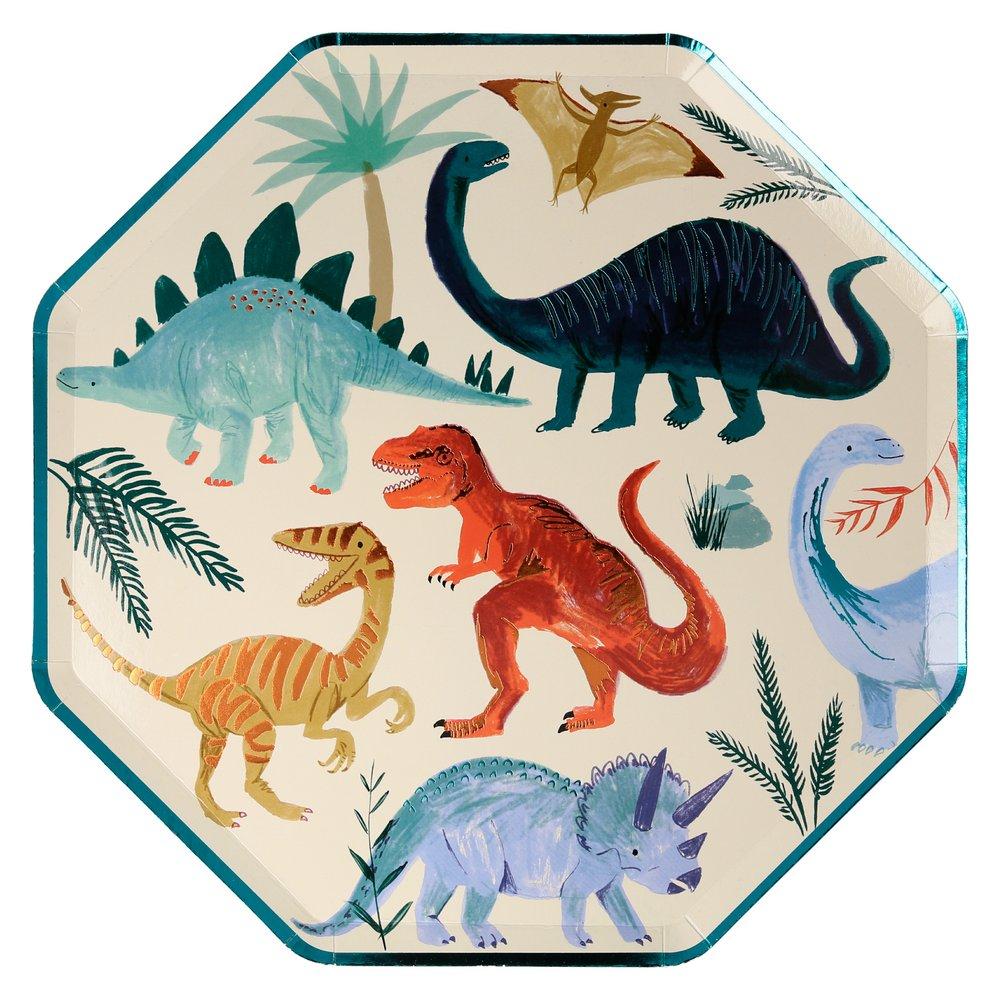 Dinosaur Kingdom Dinner Plates (Set of 8)