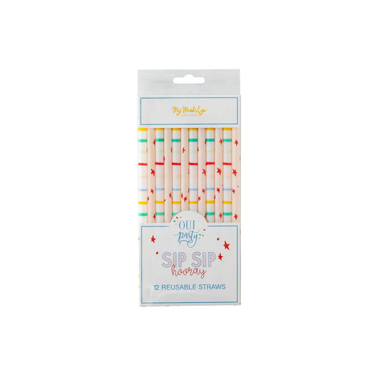 Oui Party Birthday Straws