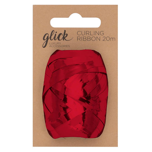 CURLING METALLIC RED