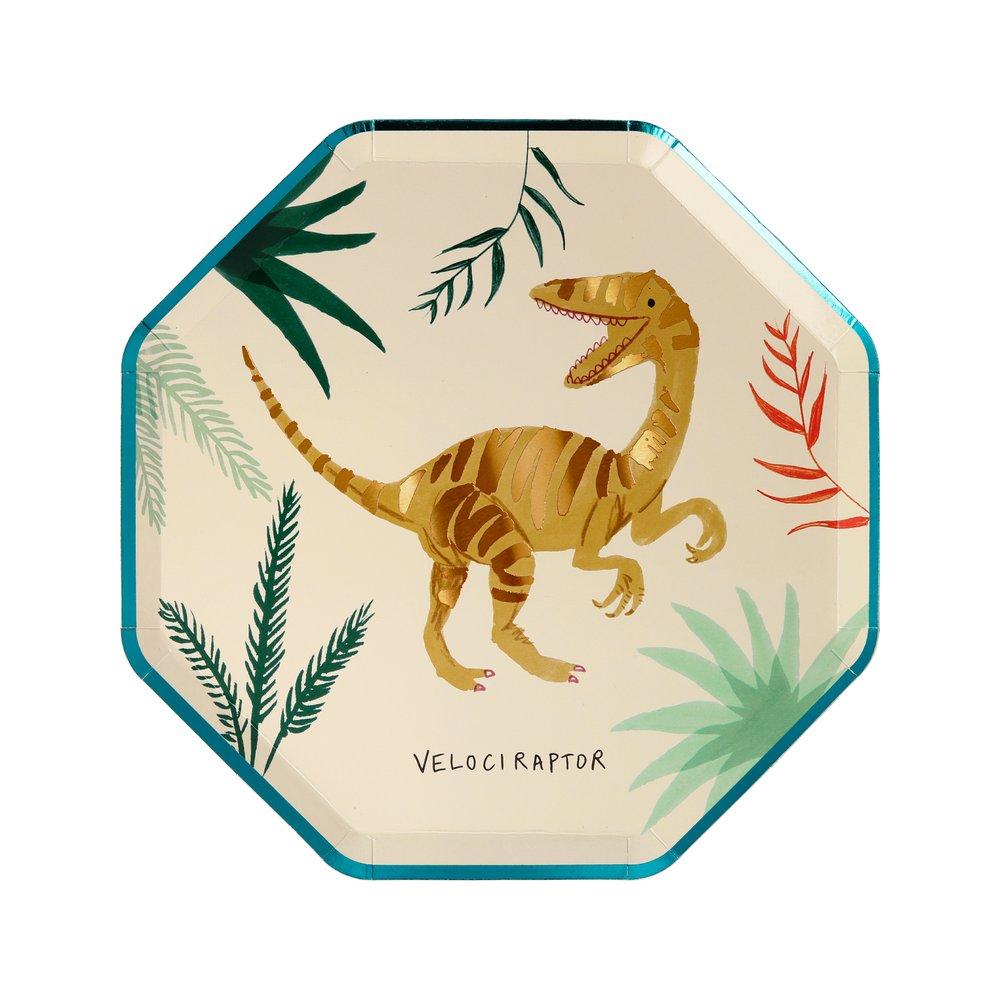 Dinosaur Kingdom Side Plates (Set of 8)