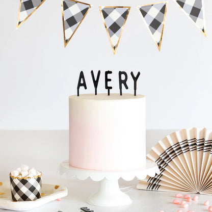 Cake By Courtney Letterboard Cake Toppers - Black