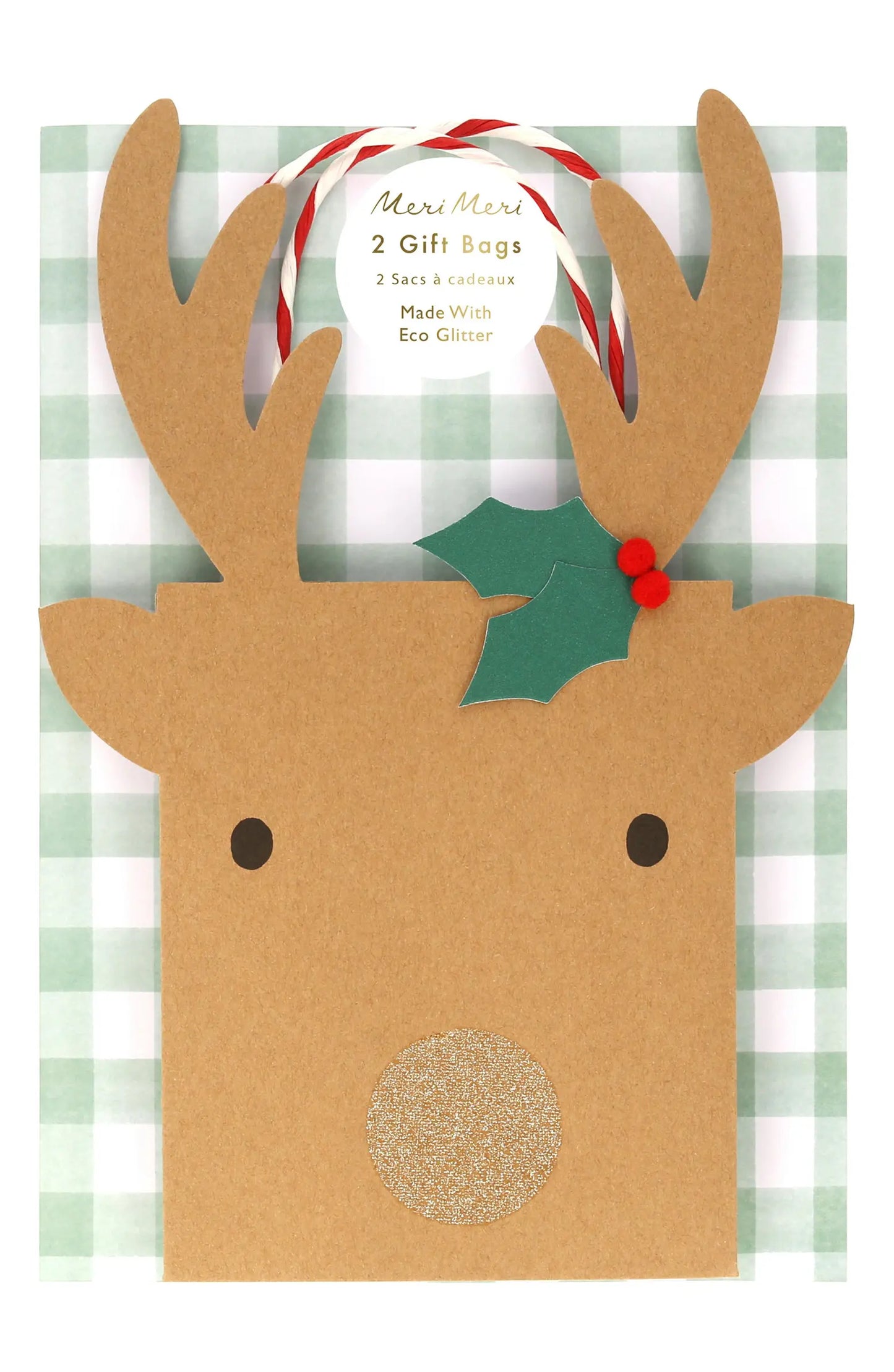 Medium Reindeer Gift Bags (x 2)