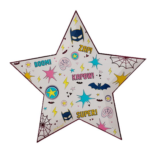 Super Hero Star Plate