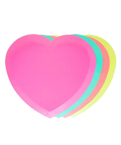 I Heart Neon- Oh Happy Day Novelty Plates
