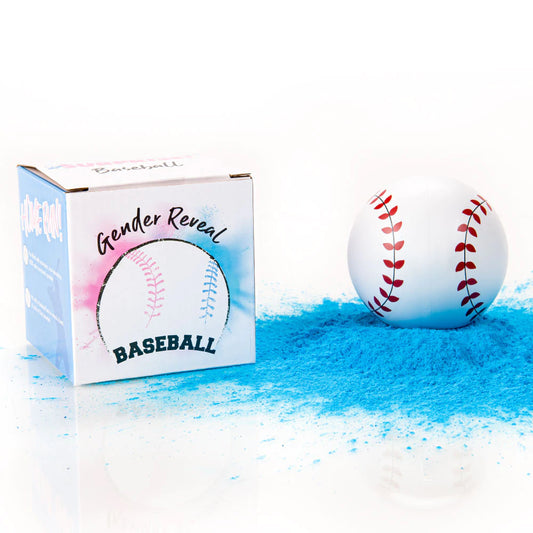 Blue Gender Reveal Baseball