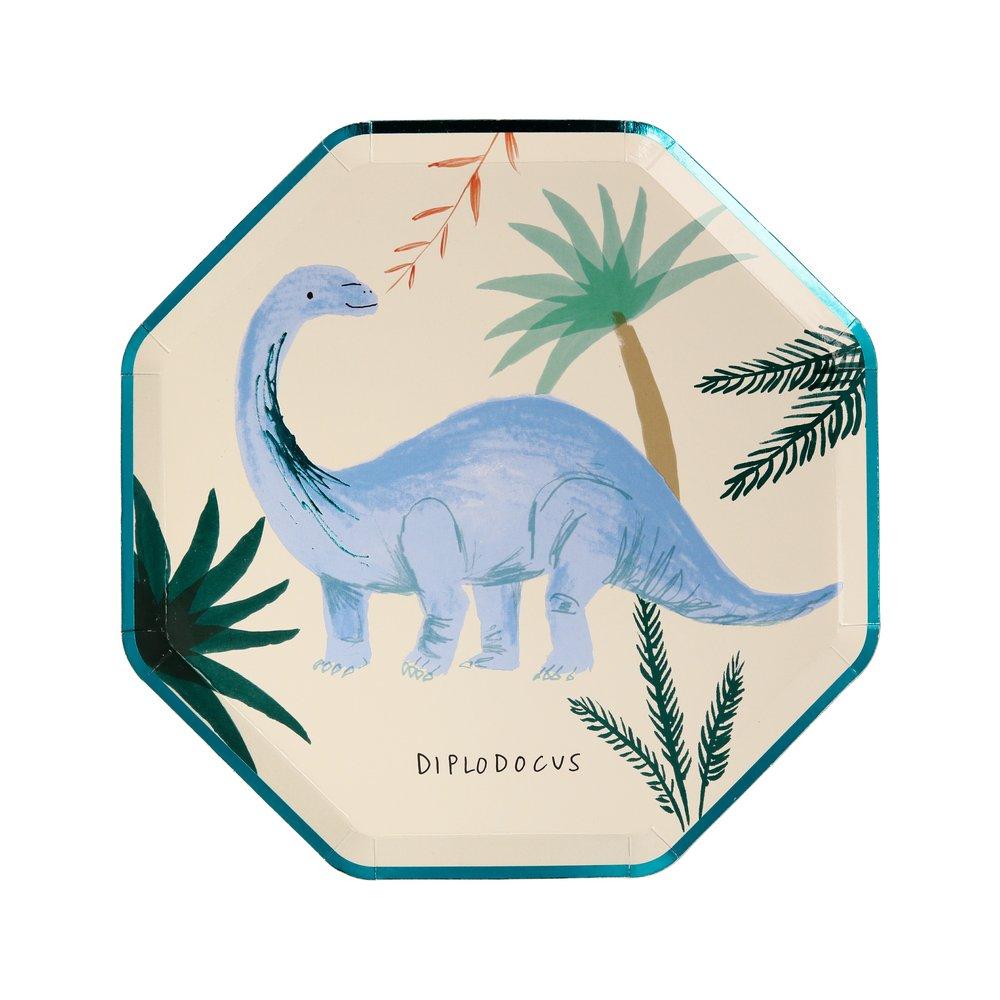 Dinosaur Kingdom Side Plates (Set of 8)