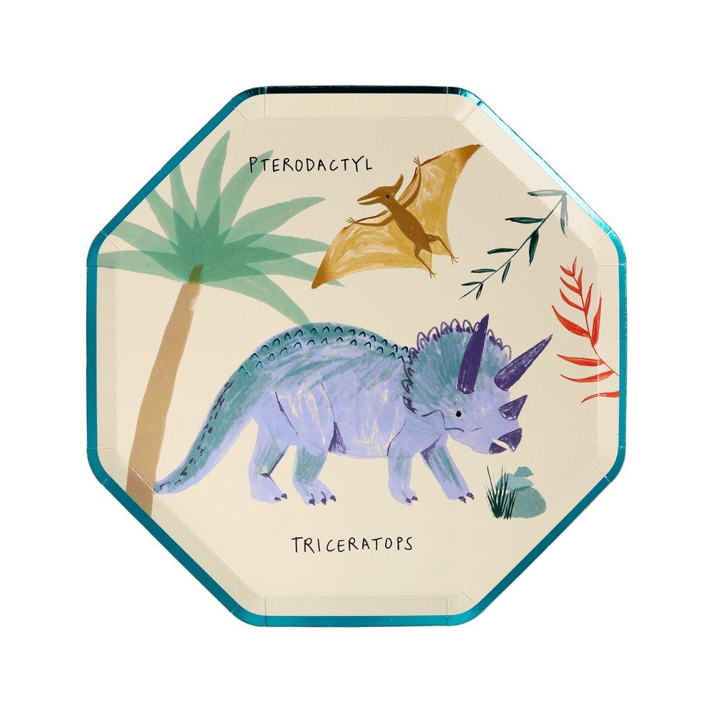 Dinosaur Kingdom Side Plates (Set of 8)