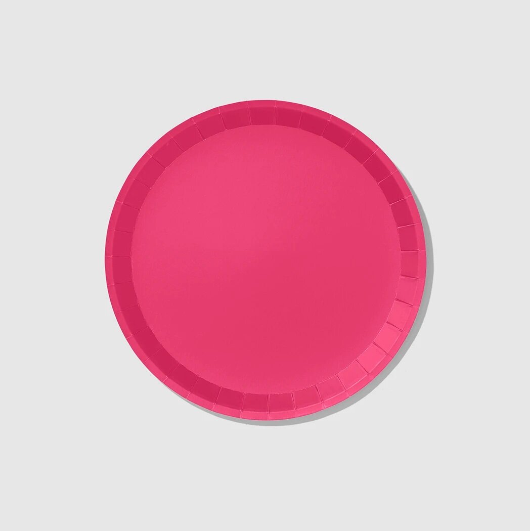 Hot Pink Classic Large Plates