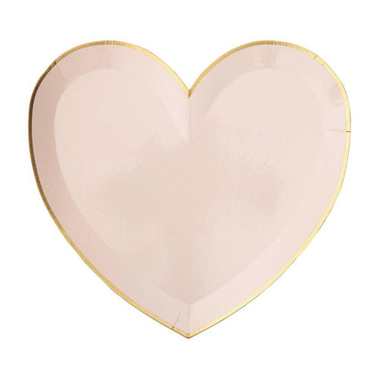 Party Palette Heart Large Plates (set of 8)