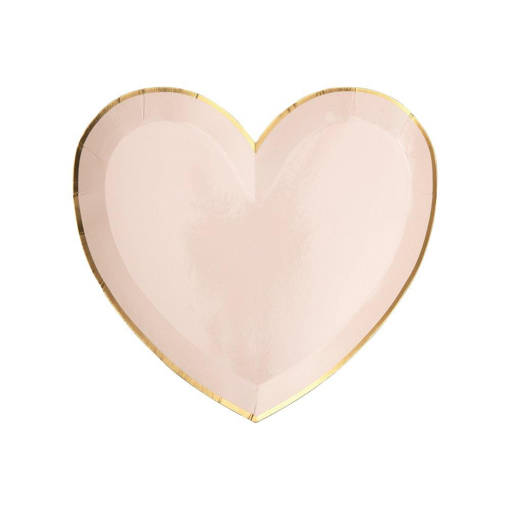Party Palette Heart Small Plates (set of 8)