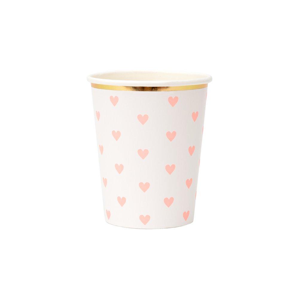 Party Palette Heart Cups (set of 8)