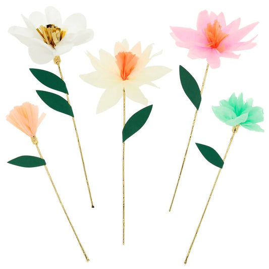 Flower Garden Decorative Sticks (set of 10)
