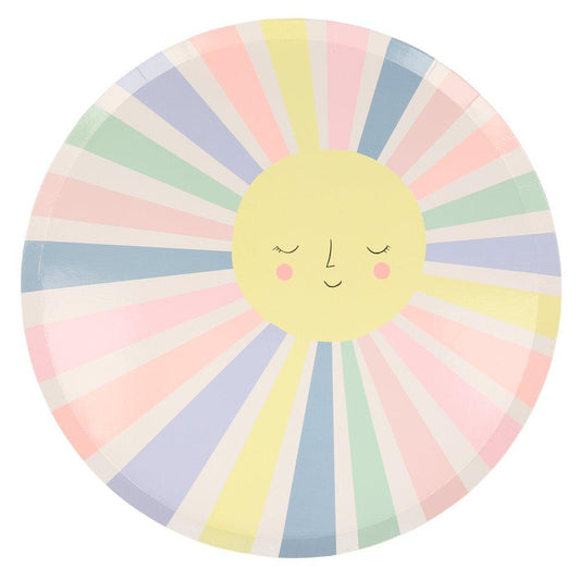 Rainbow Sun Dinner Plates (set of 12)