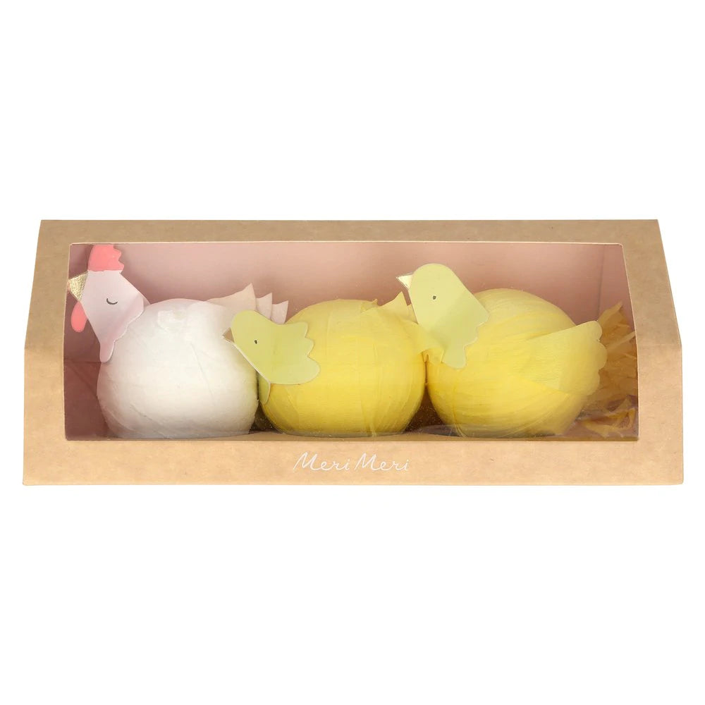 Hen & Chicks Surprise Balls (set of 3)