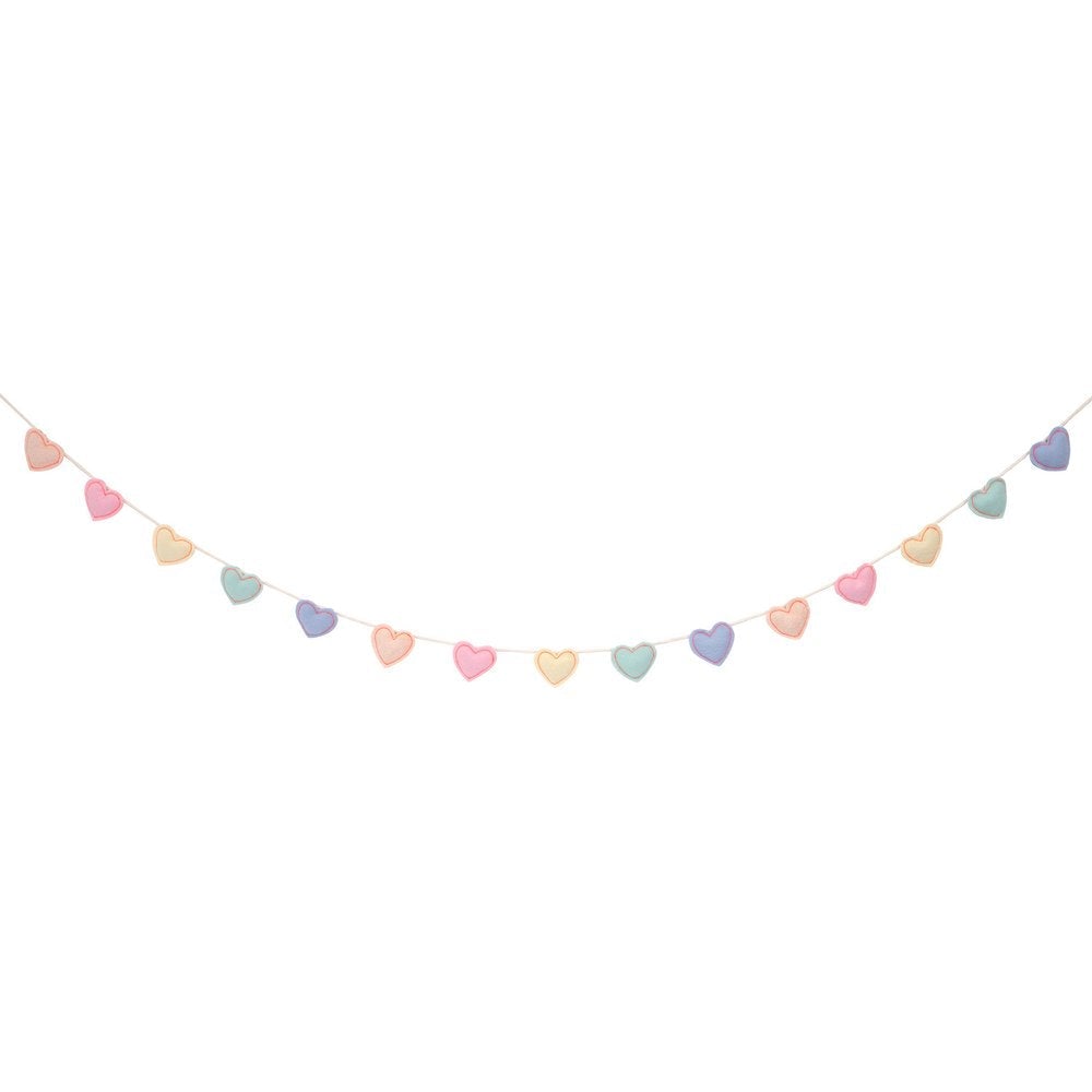 Felt Heart Garland