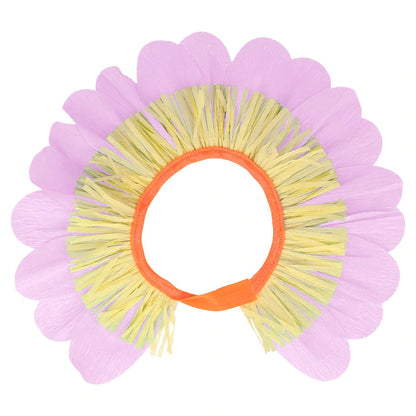 Pastel Flower Paper Bonnets (set of 4)