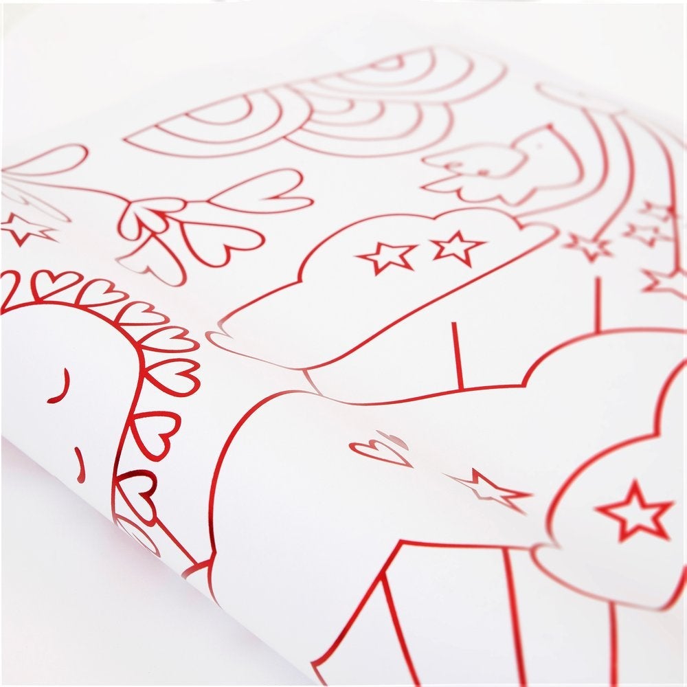Valentine's Coloring Poster