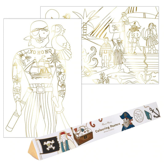 Pirate Colouring Posters (set of 2)