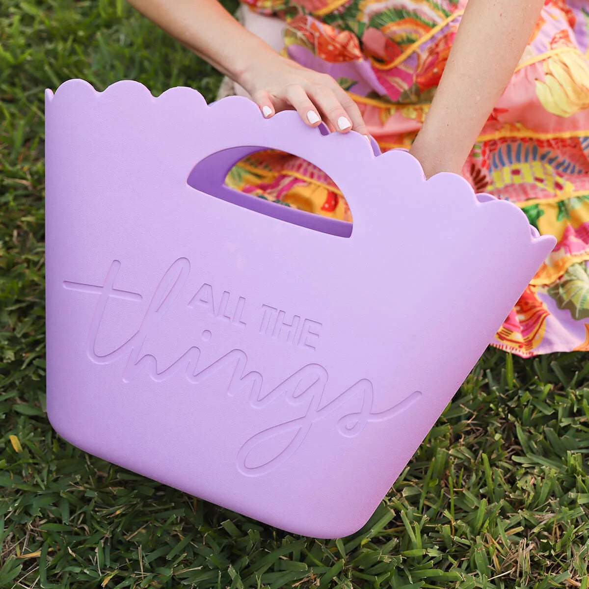 All The Things Lavender Jelly Tote