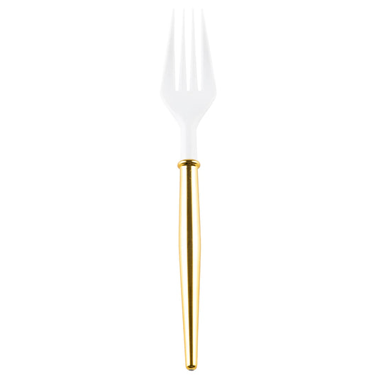 Gold Bella Plastic Cocktail Forks/ 20 PC