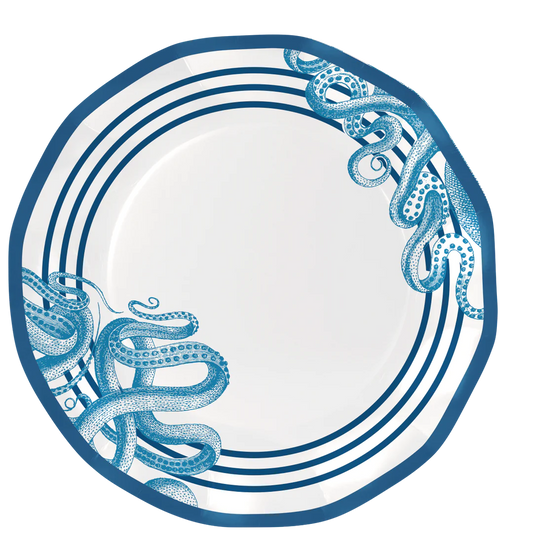 Wavy Dinner Plate Nautical