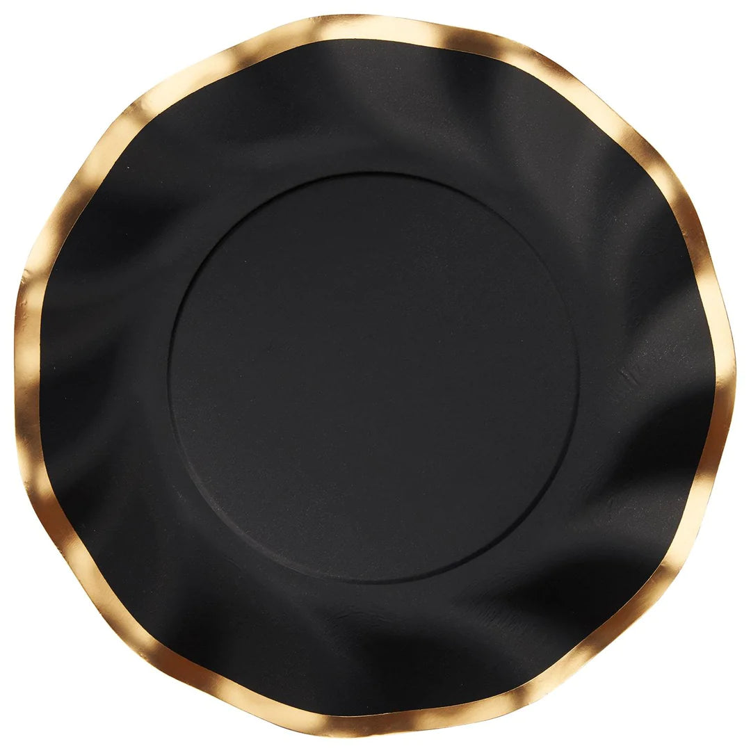 Wavy Dinner Plate Everyday Black