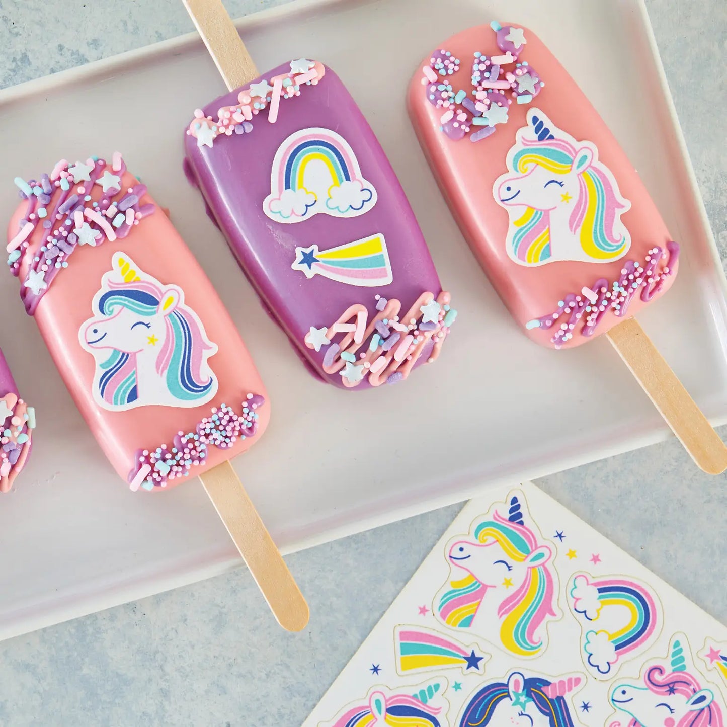 Edible Stickers for Baking & Food Crafts – Unicorn Magic