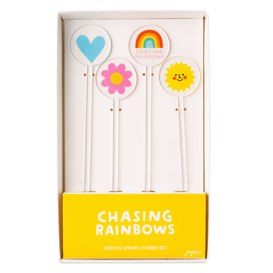 Chasing Rainbows Acrylic Drink Stirrers