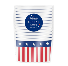 Stars and Stripes Ice Cream Bowls