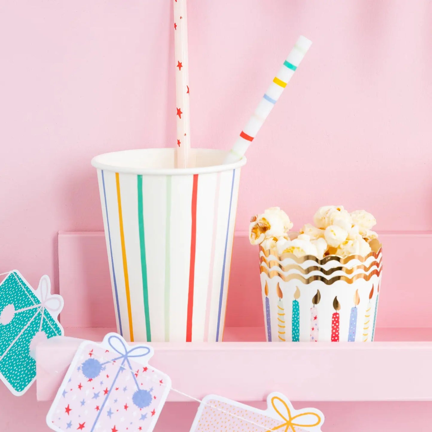 Oui Party Birthday Straws