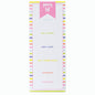 Striped Grocery List Pad with Magnet