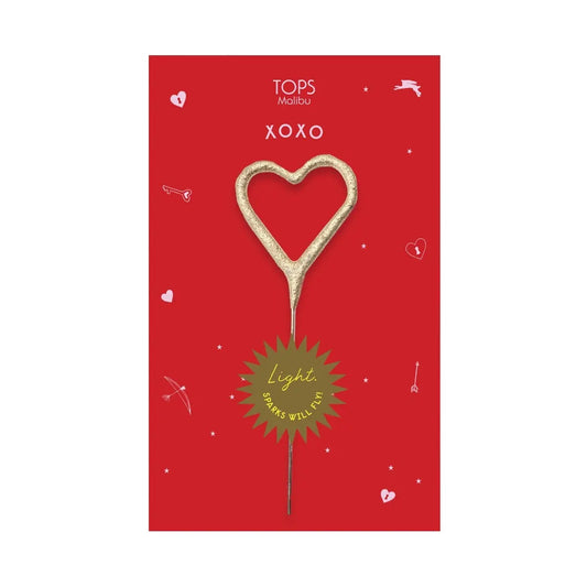 Sparkler Card XO Gold and Rose Gold 4"