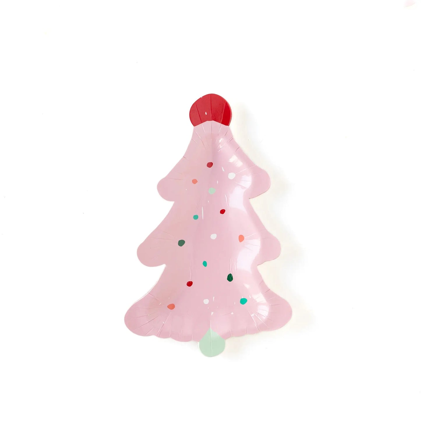 Oui Party Christmas 7” Frosting Tree Plate