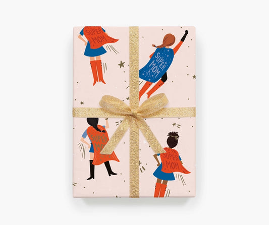 Super Mom Wrapping Sheet
