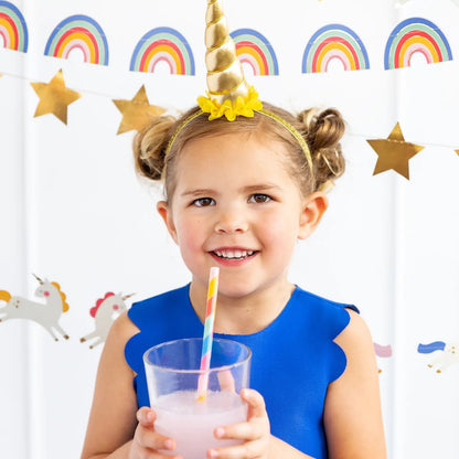 Magical Rainbow Reuseable Straws